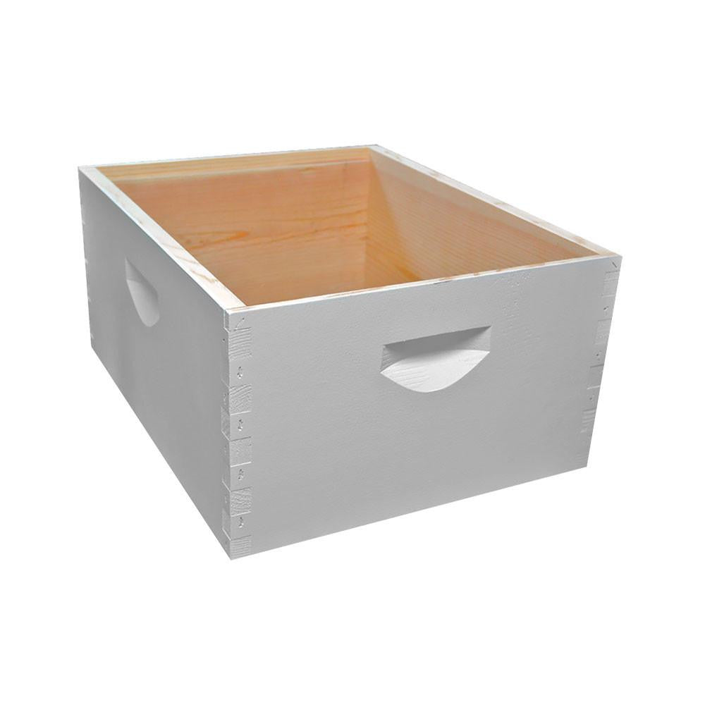 10 Frame Assembled 9 5/8" Commercial Grade Deep Hive Box (Unpainted)
