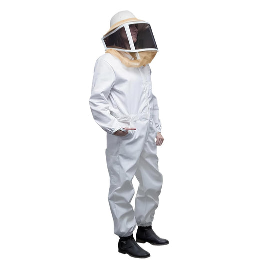 Deluxe Bee Suit (Small), Zippered Square Veil