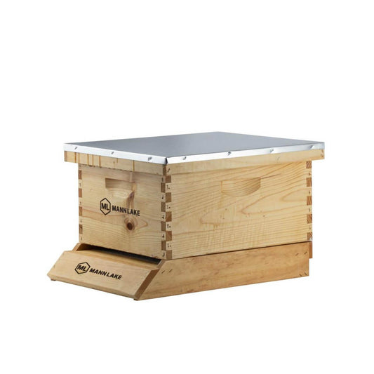Premium Wax Dipped Complete 10 Frame Hive Kit