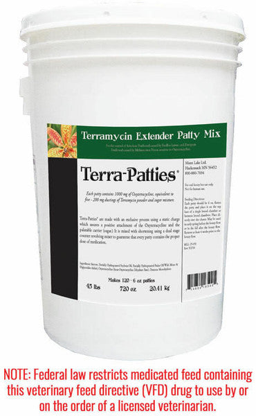 Terra-Patties Terramycin Extender Patty Mix, 45 lb
