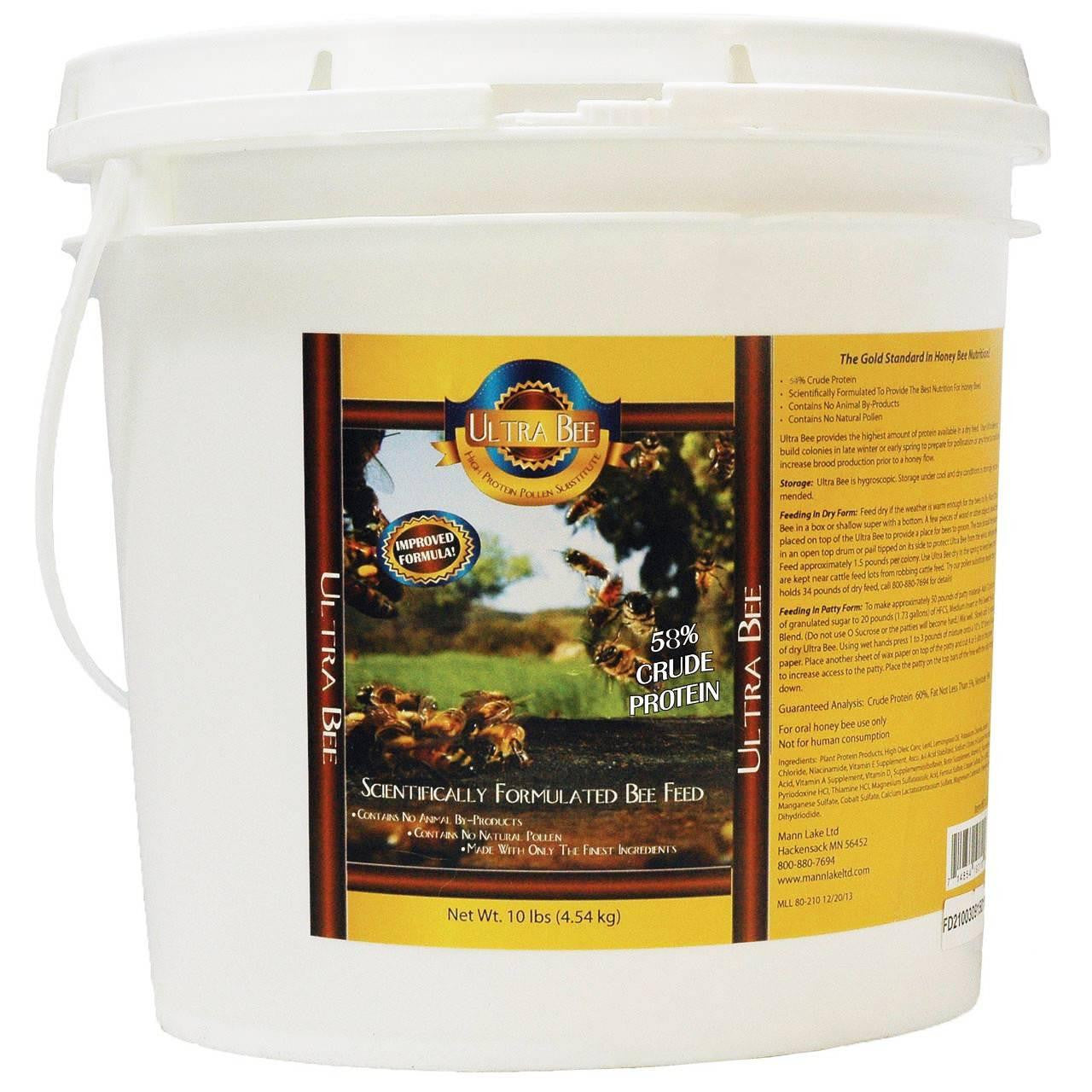 Ultra Bee Dry Feed, 1 lb Canister
