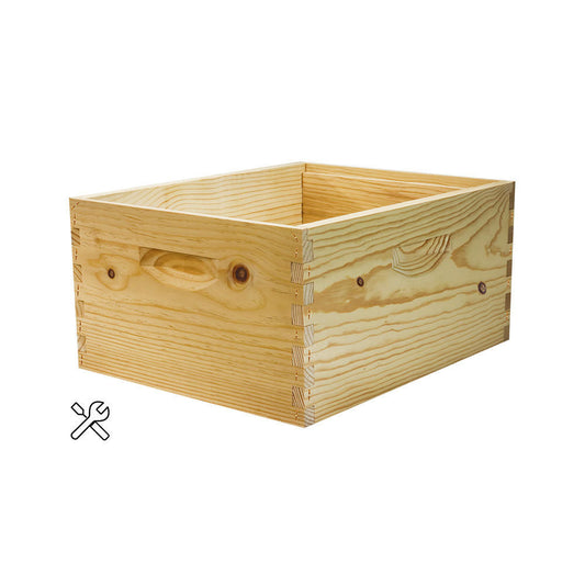 Unassembled 9 5/8" Commercial Grade Deep Hive Box